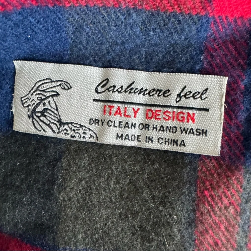 Set of 5‎ scarfs, plaid various colors